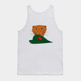 Oliver The Otter Studies a Ladybug Tank Top